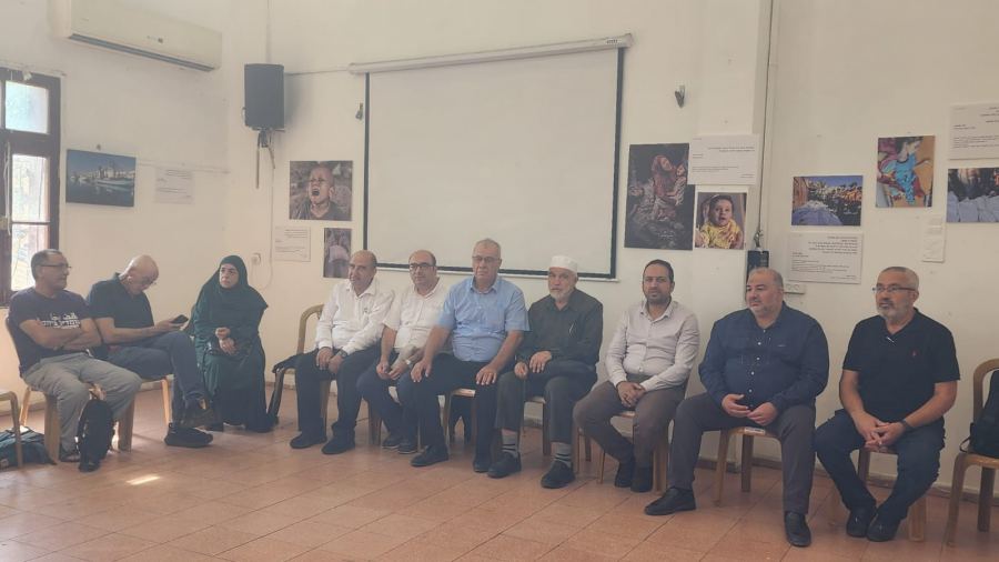 بدء اضراب لجنة المتابعة عن الطعام ضد الحرب على غزة
